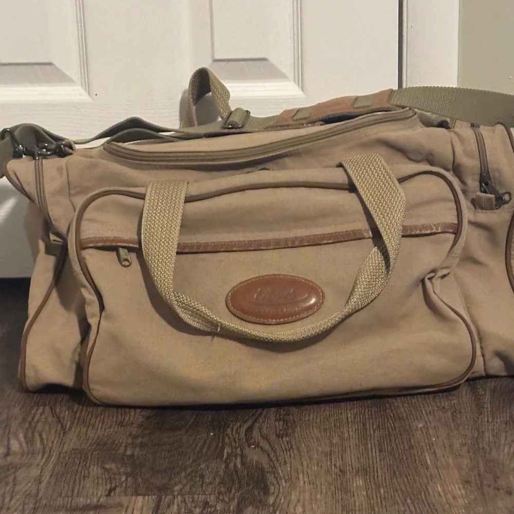 Ford Tan Duffel Bag for Men